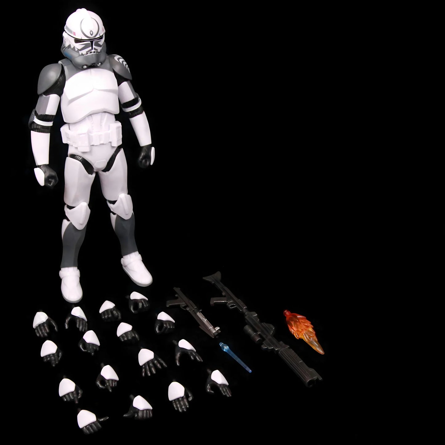 New Body(JOV3.0) - Star Wars 104th Trooper Wolf Pack Boost Sinker Comet Kamino ARC Trooper Grey Team 6" Action Figure Clone Toys