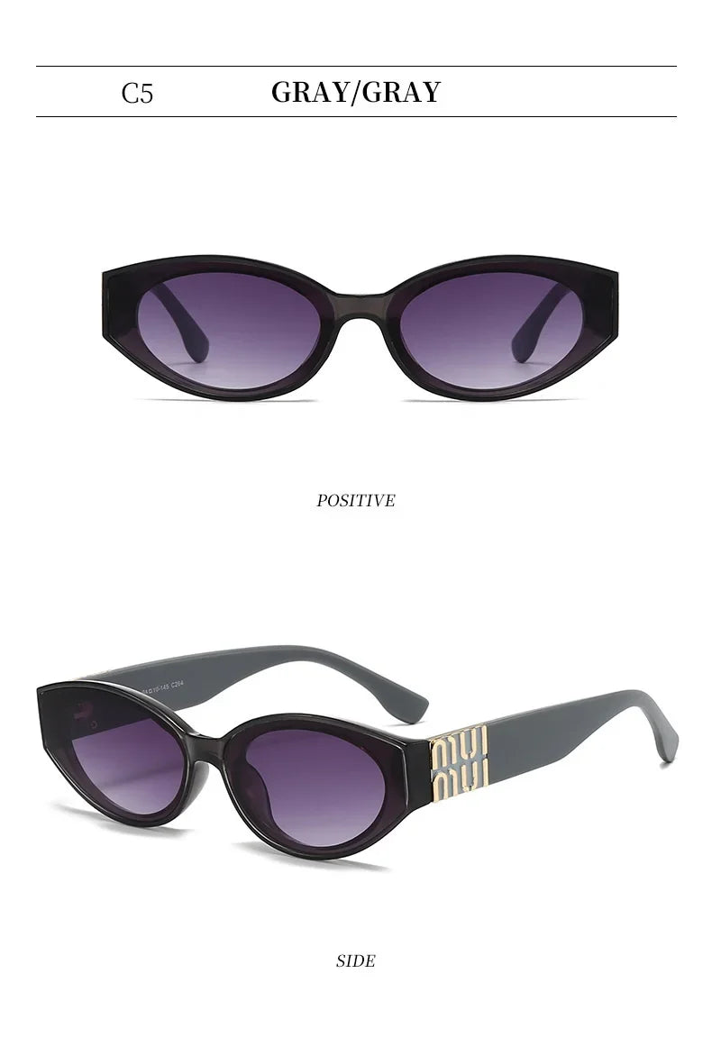 2025 New Fashion Cat Eye Sunglasses Women Men Brand Design Luxury Small Frame Sun Glasses Ladies Eyewears Oculos De Sol UV400