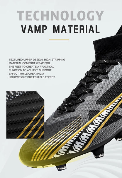 FG/TF Football Boot Men Futsal Professional Unisex Anti-Slip Kids Soccer Shoes