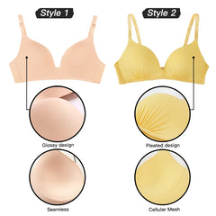 Bras for Women Push Up Bras No Wire Brassiere A B Cup Underwear