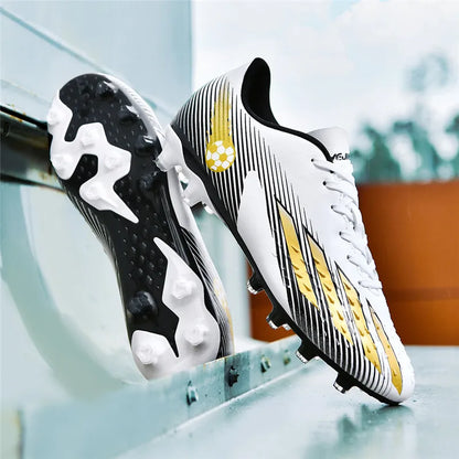 Soccer Shoes Sport Outdoor Men Breathable Cleats FG Football Boots