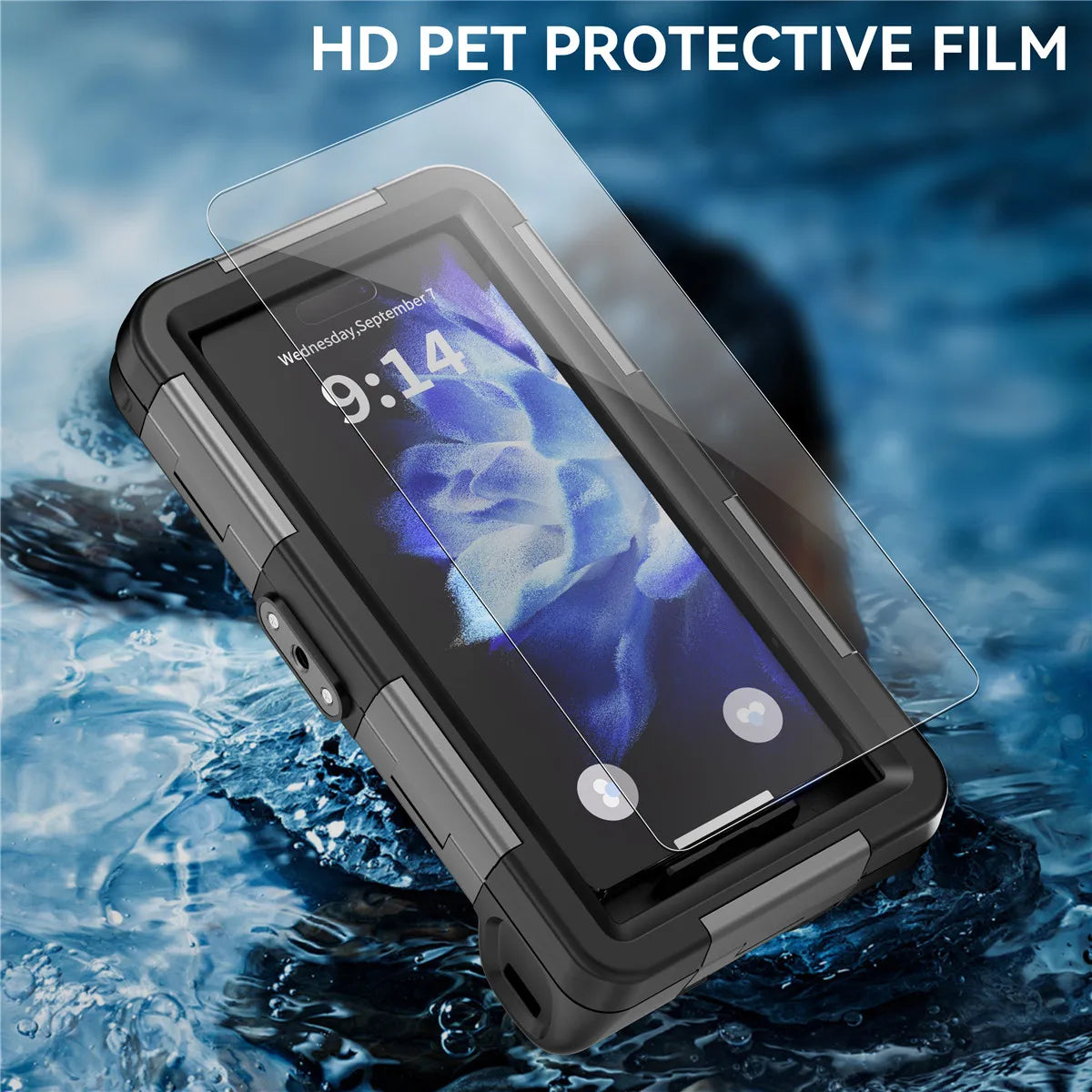 ShellBox Professional Waterproof Case For Apple iPhone 17 16 15 14 13 12 Pro Max 16E Plus Air Seal Underwater Diving Phone Cover