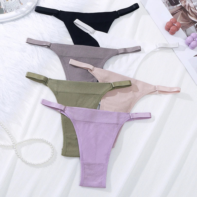 Women Bra Panties Set G-String Sports Bra Crop Top Seamless Underwear Fitness Bra