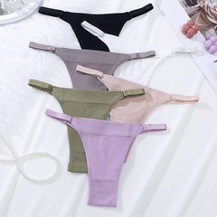 Women Bra Panties Set G-String Sports Bra Crop Top Seamless Underwear Fitness Bra