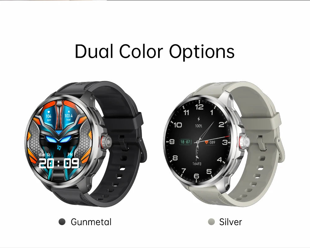 KUMI Watch X3 Pro Android 4G WiFi Smartwatch, 1.75" AMOLED, GPS, 200MP Camera, 32GB, Waterproof, Fitness Tracking Smart Watch
