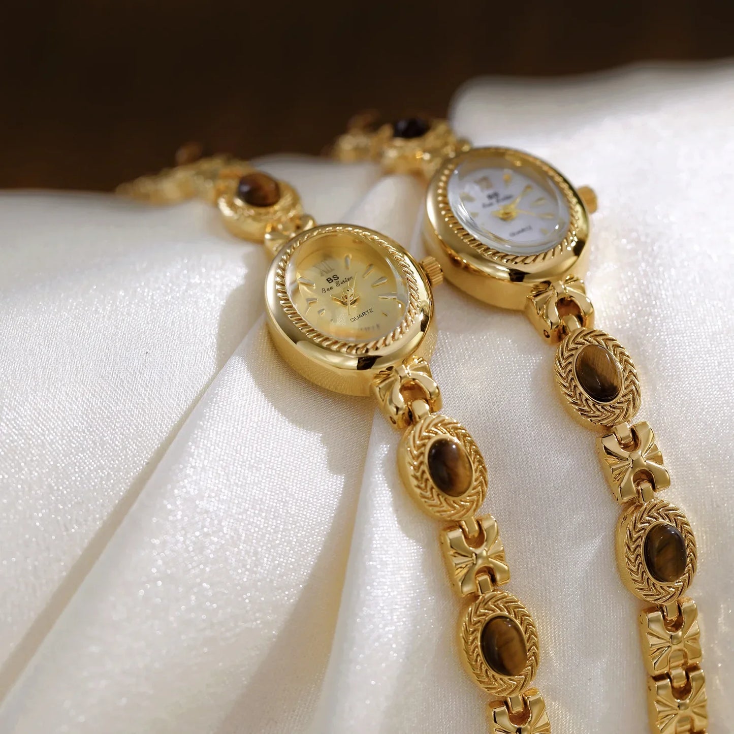 Oval Gold Women Watches Luxury Brand Dress Casual Quartz Small Dial Ladies Wrist Watches Rhinestone Gold Watches for Women 2025