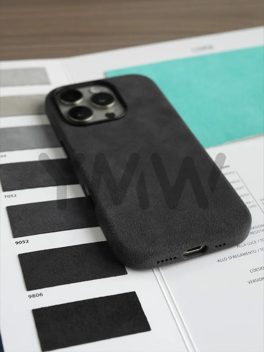 Case for iPhone 17 16 Pro Max Compatible Magsafe Business Supercar Interior Same Suede Leather Phone Cover