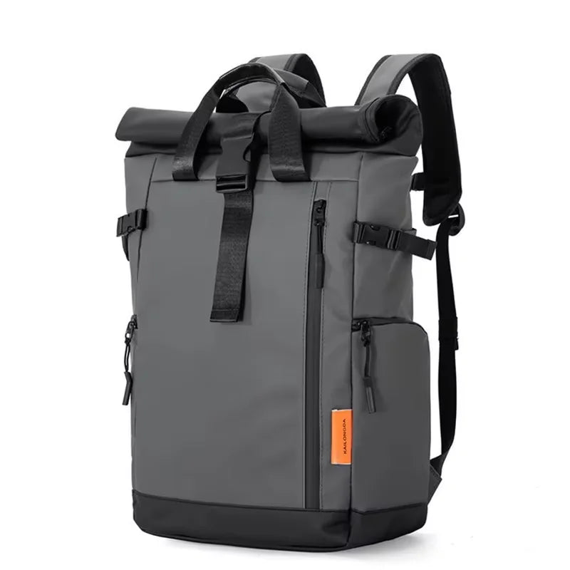 HOMEFISH Men's Travel Bag Laptop Computer Backpack Outdoor Waterproof Camping Hiking School Bag College Business Rucksack