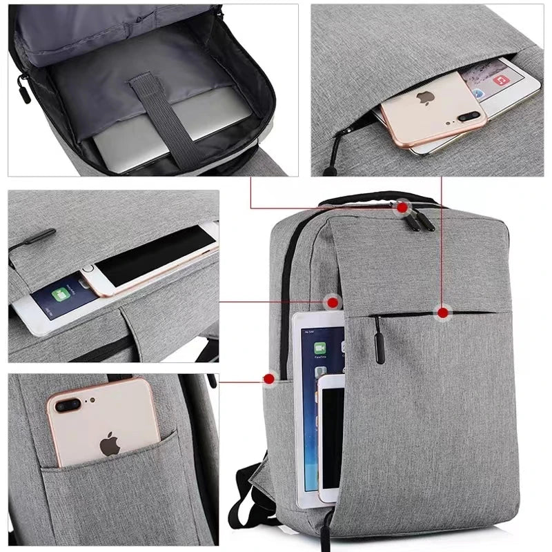 Laptop backpack travel Multifunctional Large capacity male usb charging computer school backpacks oxford waterproof bag for men