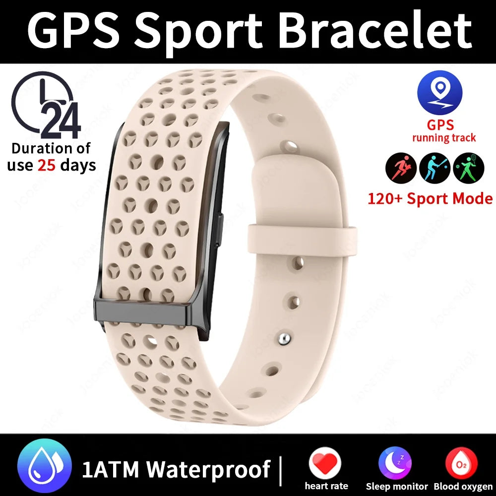 New No Screen Smart Watch Men's Sports Outdoors Fitness Heart Rate Monitor 1ATM Waterproof New Smartwatch For Android IOS 2025