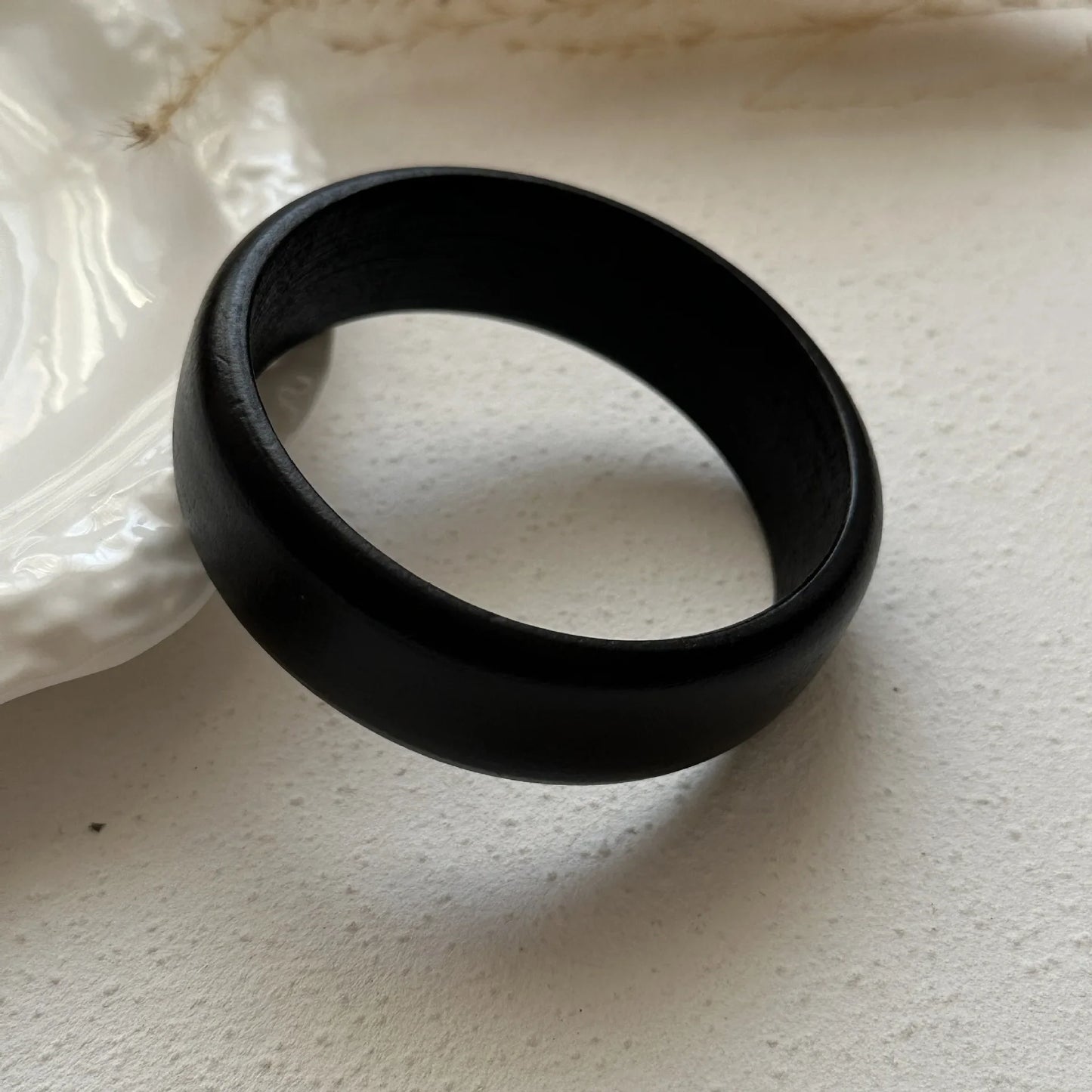 4pcs Women Elegant Natural Wood Square DIY Bracelet Coffee Girl Jewelry Ladies Gift Geometric Wooden Bangles For Women