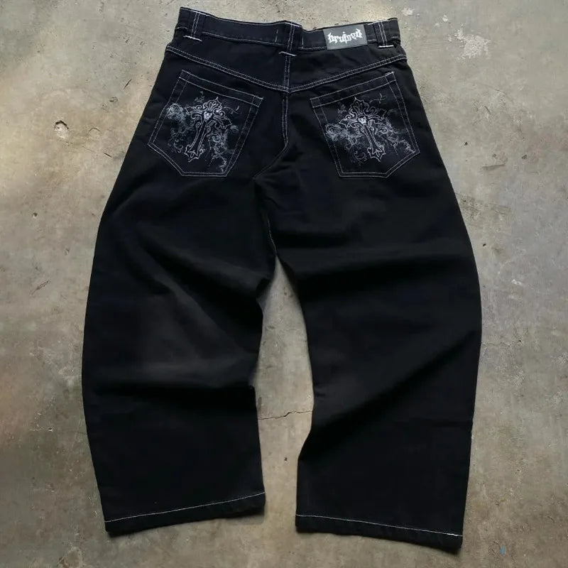 Y2K Jeans: Streetwear Jeans | Hip-Hop Pant |  Jnco Jeans