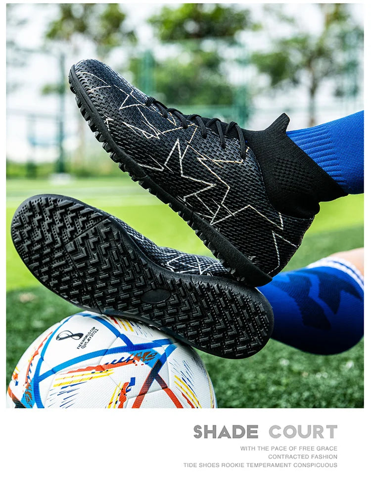 Outdoor Men Breathable Soccer Shoes Cleats Training Football Boots Match Sneakers