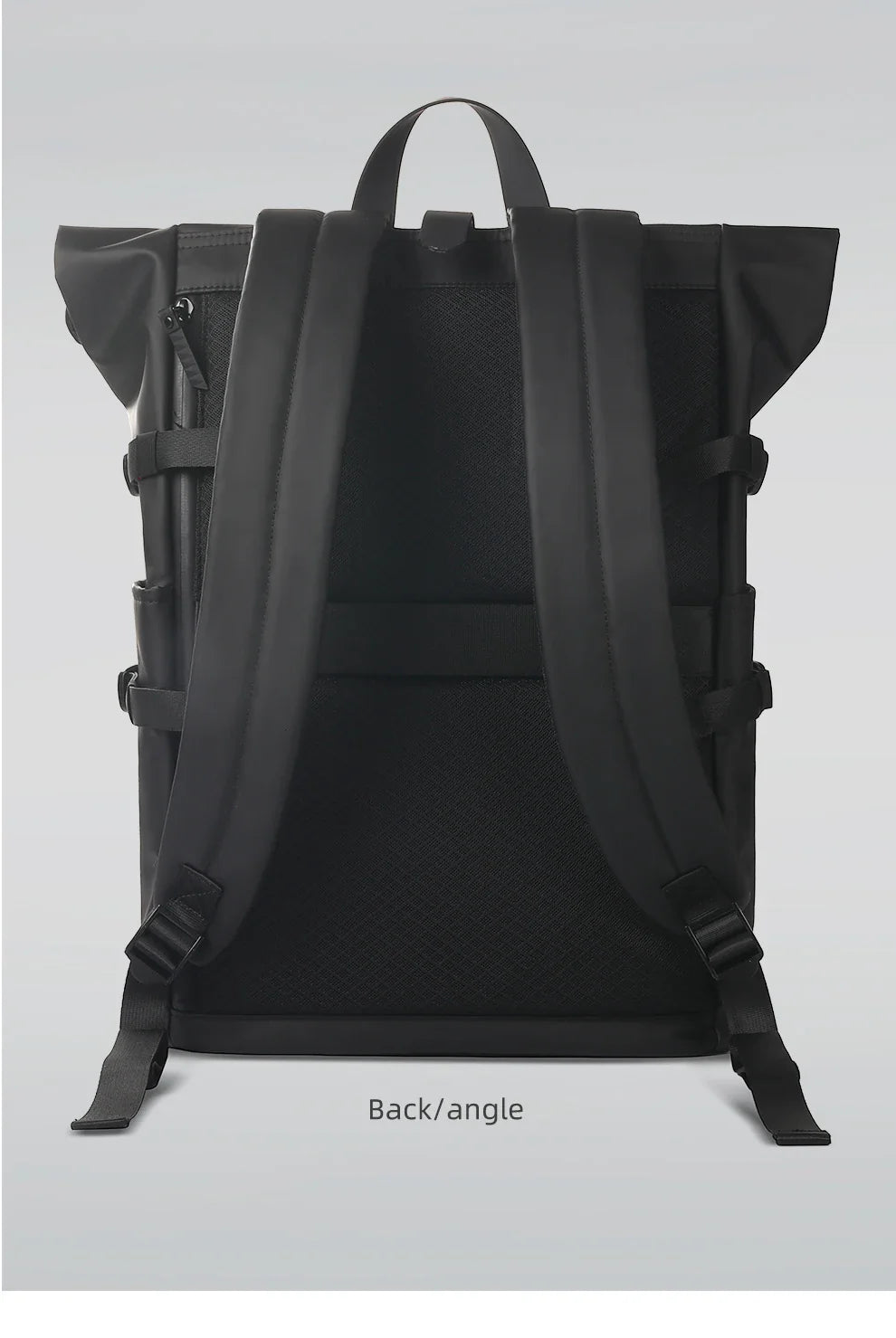 Heroic Knight Men's backpack Waterproof Roll Top Backpack Women Travel Expandable USB Charging Large Capacity Laptop Bag Mochila