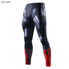 Rashguard Men Compression Tight Leggings Running Sports Male Fitness Jogging Pants