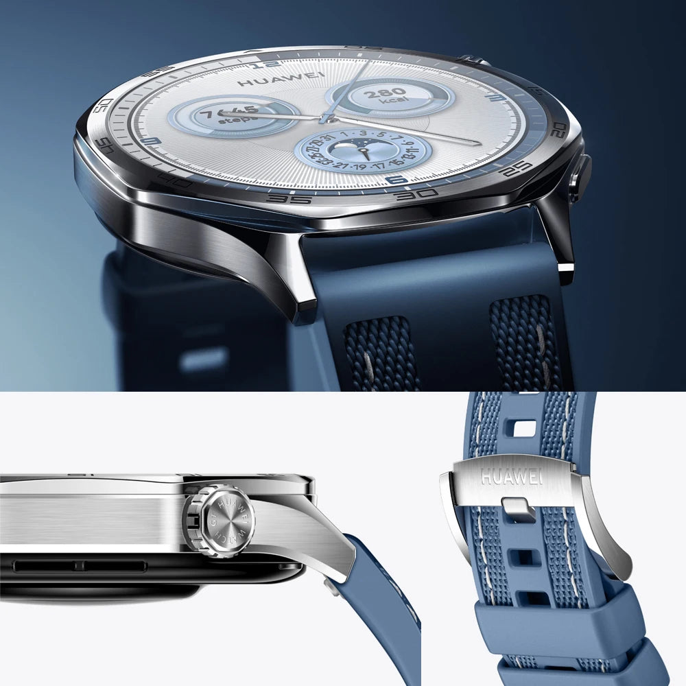 HUAWEI Watch GT 5 46mm Smartwatch, up to 14 Days Battery Life, All New Running and Cycling Sports Smart Watch, Sharp Edged Desig
