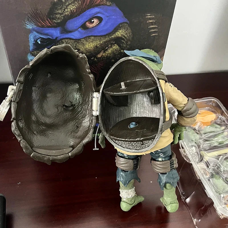 NECA Last Ronin Leonardo April Oneil Casey Jones Hunchback Michelangelo Mummy Raphael Frankenstein Monster Turtle Action Figure