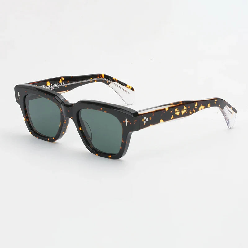 Luxury Brand Original Sunglasses Thick Acetate Handmade Men's Eyewear Designer Top Quality Women's Outdoor UV Protective glasses