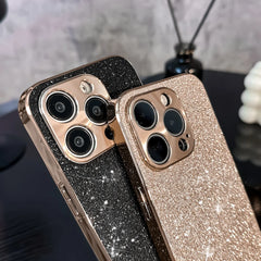 Luxury Women 's funda iphone15 Glitter Bling Soft Phone Case For iPhone 15 14 13 12 Pro Max Back mobile Cover Shell Funda Coque