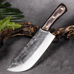 Cleaver Knife Forged Full Tang Butcher Knife 5CR15mov Stainless Steel Knife Sharp