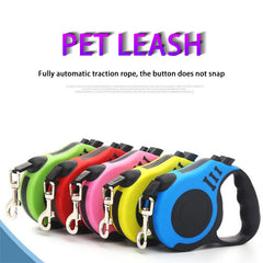 3m 5m Dog Leash for Small Dogs Cat Automatic Retractable Durable Nylon Lead Puppy