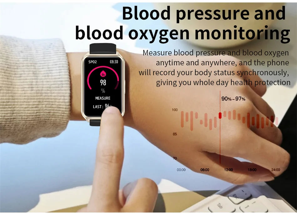 HD Bluetooth Call Smart Watch Men's Bracelet Fashion Women Smart Watch Android IOS