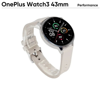 OnePlus Watch 3 43mm Global Version Smart Watch 1.32" AMOLED Smart Watch Display Up to 60h Battery Life Wear OS by Google GPS NF