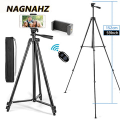 Tripod for Phone 150cm Video Recording Phone Tripod Stand with Bluetooth