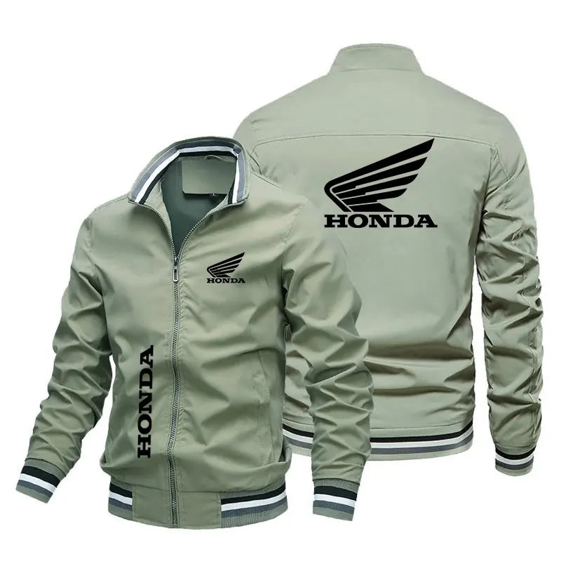 2025 Honda Men's motorcycle jacket spring summer outdoor leisure fashion sports coat ultra-thin zipper sun protection clothing