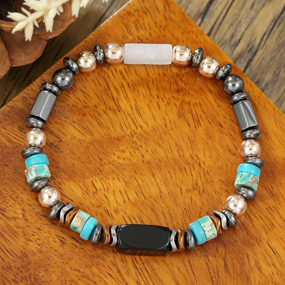 New In Hand-Made Murano Thousand Flower Glass Bead Bracelet Fashion Beaded Diy Personality Crystal Bracelet Women Jewelry