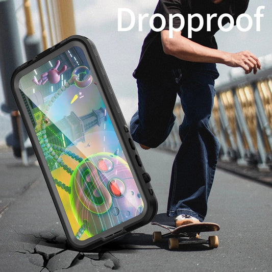 Magnetic shockproof dustproof IP68 professional waterproof phone case for iphone 16 pro max/15/14/13
