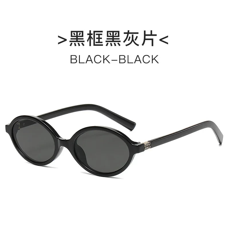 Designer UV400 Sunglasses Women Men New Trendy Oval Sun Glasses Ladies Vintage Small Round Gafas De Sol