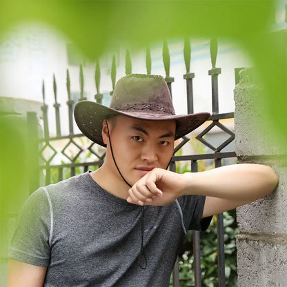 Women Men Cowboy Hat Western Suede Cowgirl Hats Fashion West Fancy Dress Party