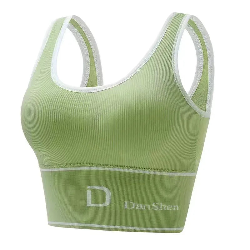 Bra, Sports Underwear, Yoga, High Elasticity, Big U Vest, Underwear, Women