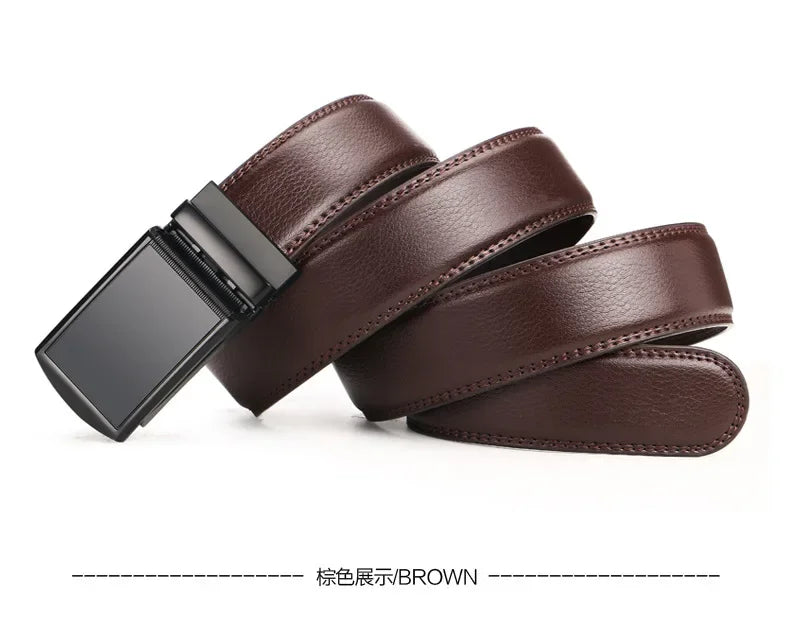 Plus Large Size 170 160 150 140 130cm Men Belt Automatic Belts Leisure Fashion Ratchet Belts for Men Jeans Pants Waist Waistband