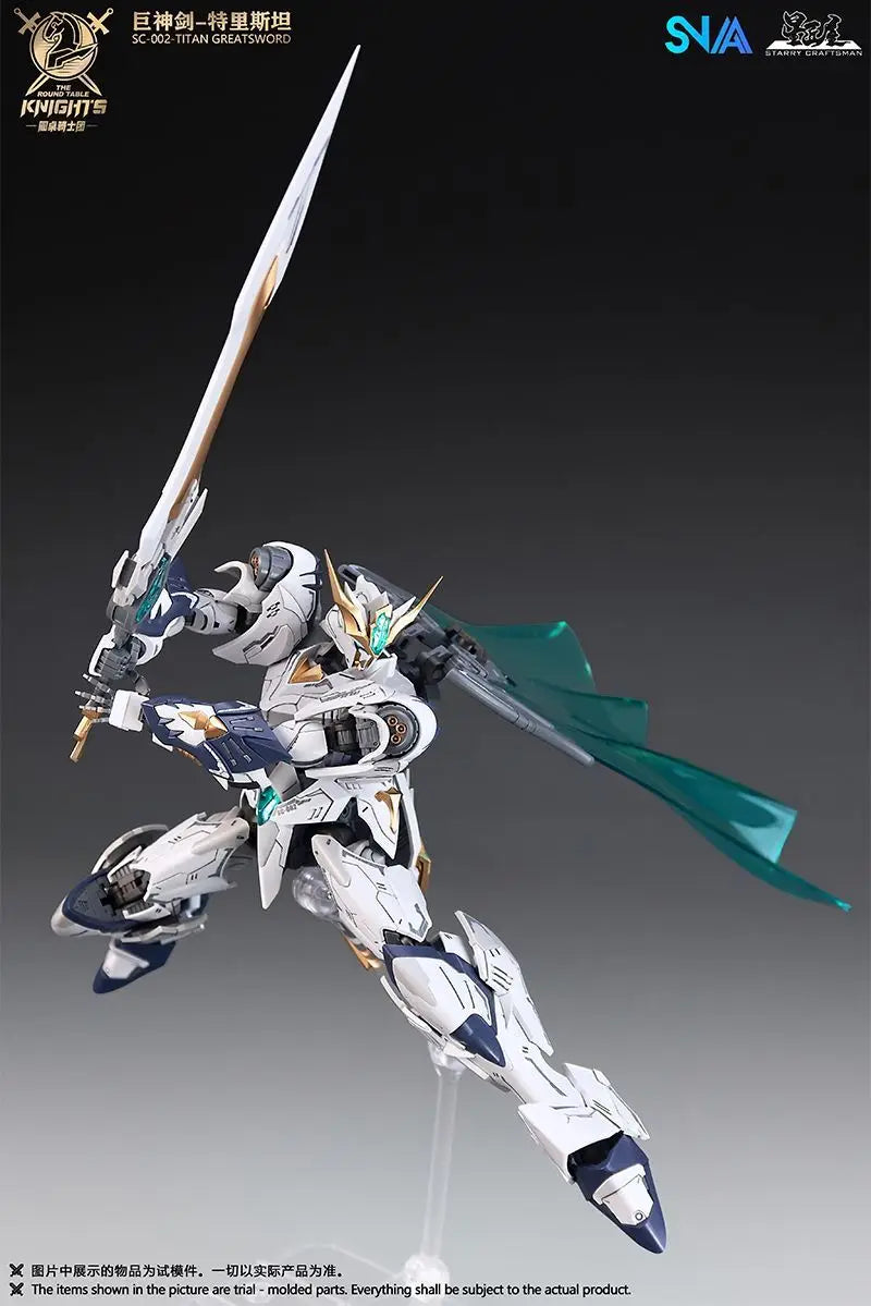 HG 1/144 SNAA SC-002 Titan Greatsword Tristan Assembly Model Kit SC-009 Divine Invoker Percival The Round Table Knights Figure