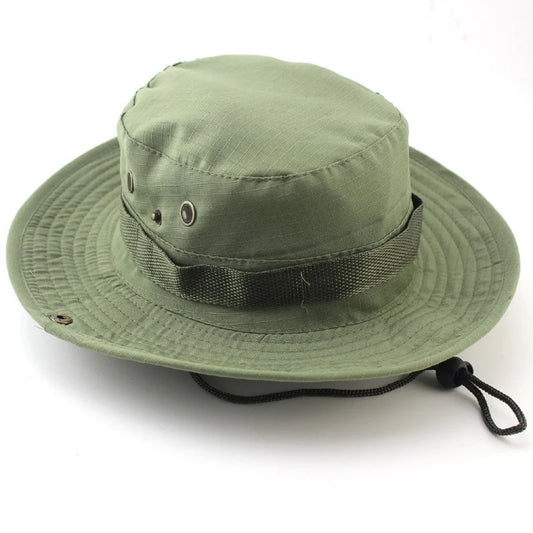 Camouflage Tactical Cap Boonie Bucket Hat Caps Camo Men Outdoor Sports