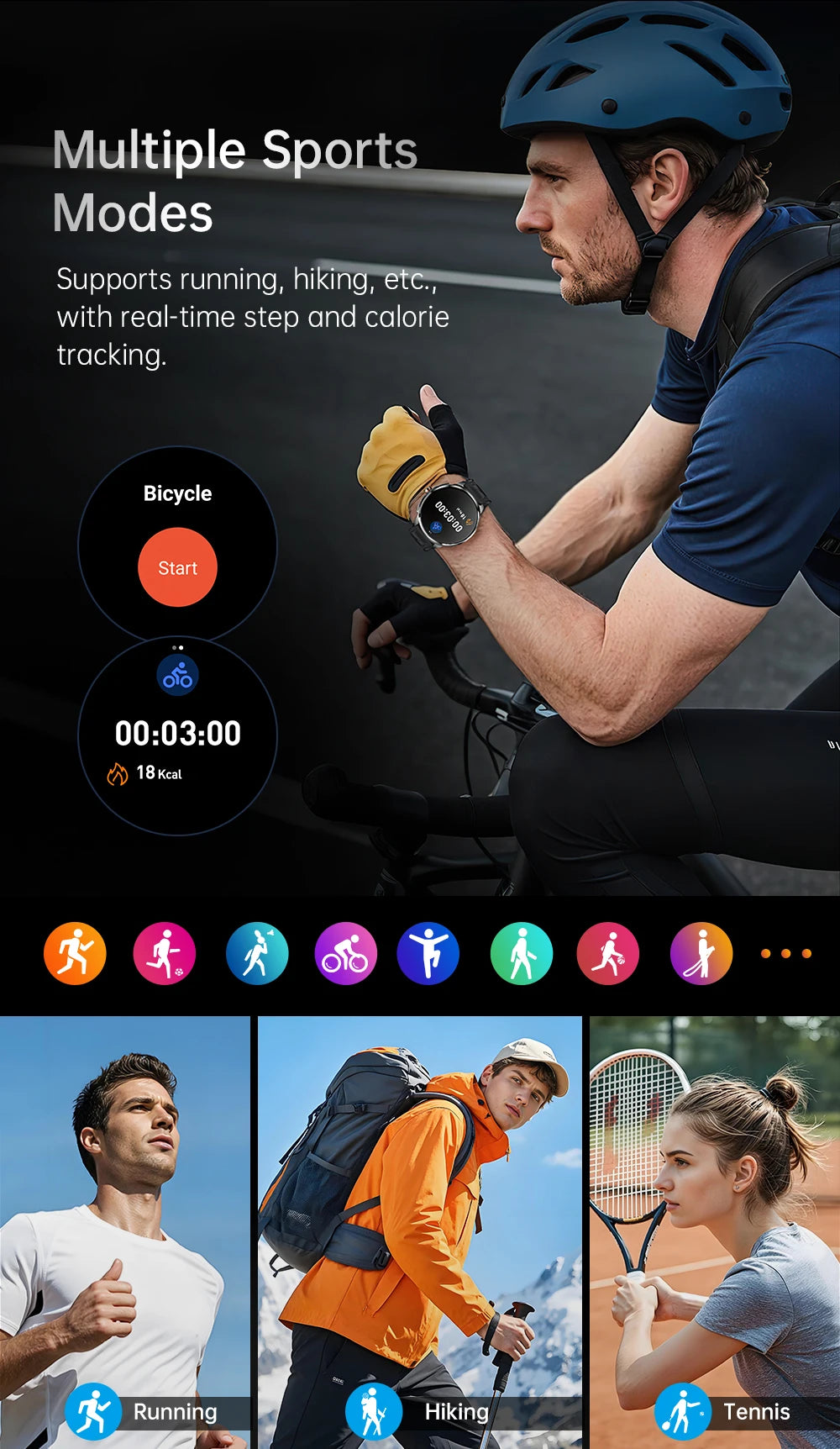 KUMI Watch X3 Pro Android 4G WiFi Smartwatch, 1.75" AMOLED, GPS, 200MP Camera, 32GB, Waterproof, Fitness Tracking Smart Watch