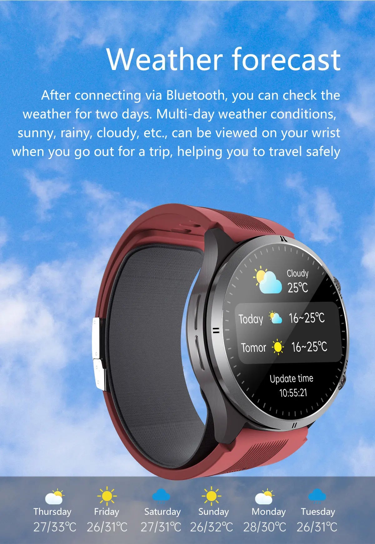 Airbag Smart Watch For huawei watch mens air Pump