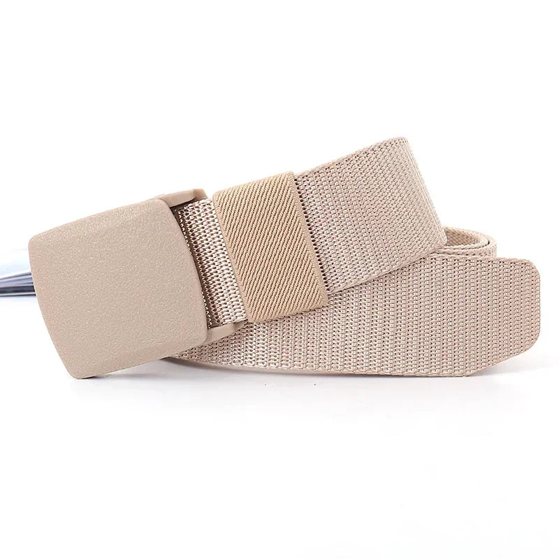 3.8X110cm High Quality Automatic Buckle Nylon Men Belt Outdoor Hunting Multifunctional Tactical Canvas Camouflage Belt for Women