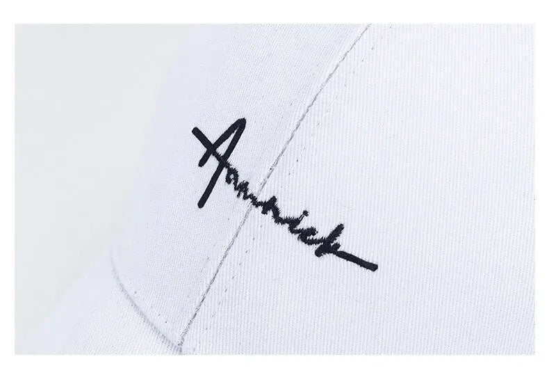 Hat Women's Korean Version Letter Embroidery Cap Baseball Cap Internet Celebrity Sports Breathable Hat Sun Hat