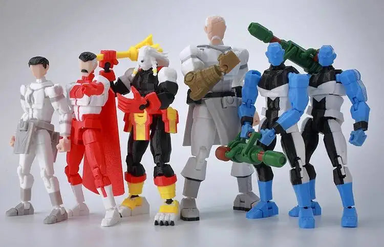 9L3D Printed Invincible Boy Lucky13 Dummy13 Conquer LEX Allen Superheroes Anime Toys Action Figures Mannequin Model Ornaments