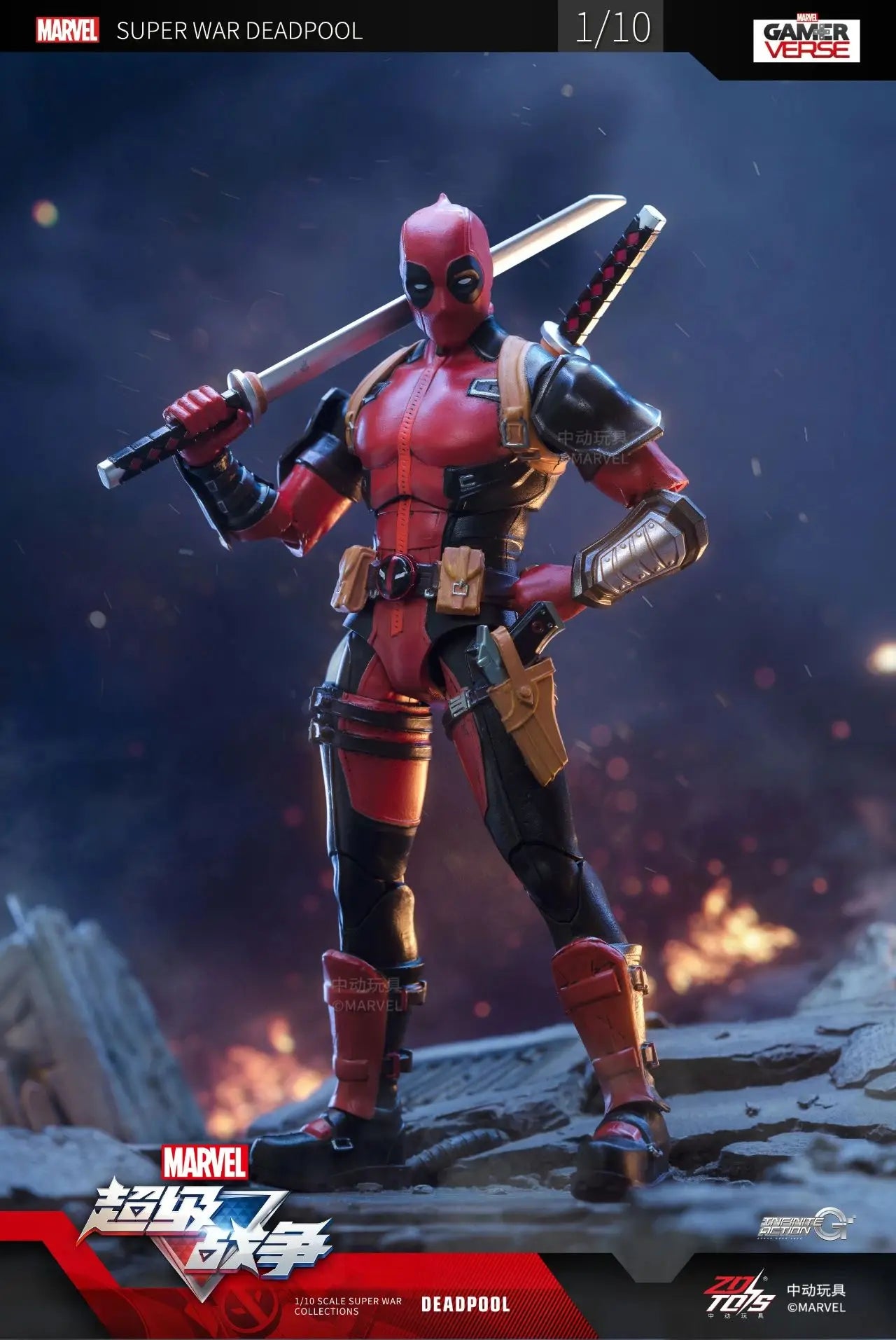 2024 Deadpool & Wolverine Action Figures Movie Version ZD Toy Series  Collections Adult Action Figures Kids Gift