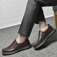 Men Leather Casual Shoes Business Formal Shoes Genuine Leather Comfortable Mens