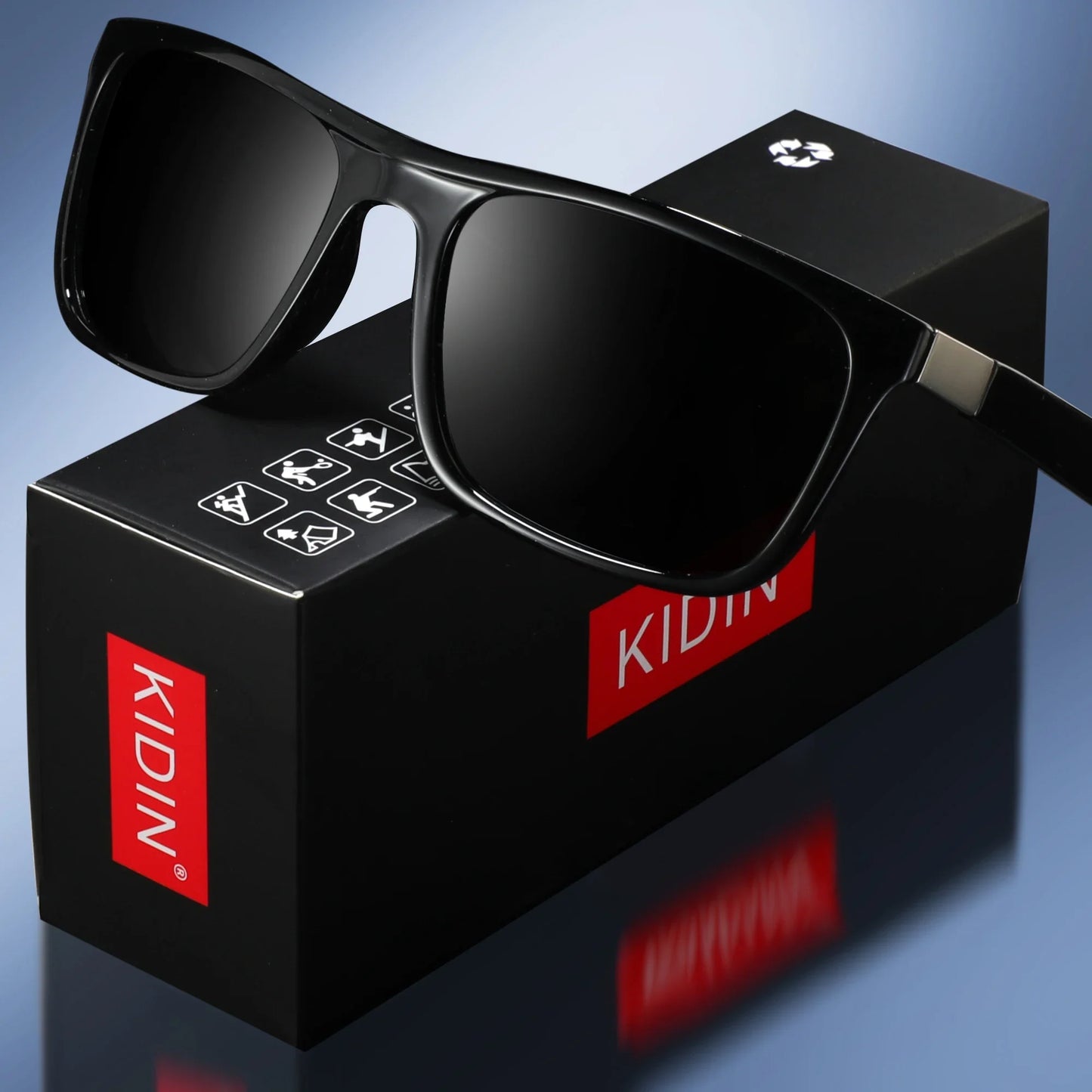 Fashion Square Vintage Polarized Sports Sunglasses Men Women Retro Driving Outdoor Fishing Sun Glasses UV400 Eyewear