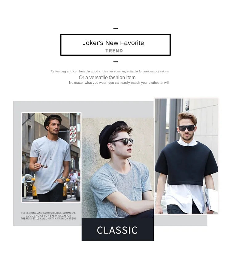 Hot Men's Casual Fashion Knitted Ice Silk Sports Shorts Loose Size Fashion Trendy Air Conditioned Pants