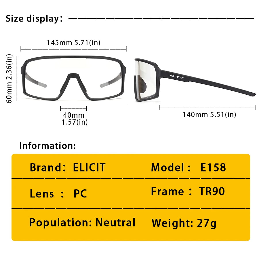 Sunglasses Men Women Mountain Bike Road Eyewear UV400 Bicycle Riding