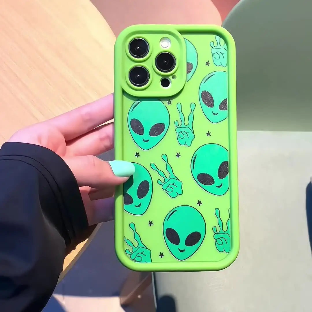 Phone Cases for iPhone 15 Pro Max 11 14 12 13 X XR XS 7/8 Plus SE 2022 Soft Silicone Shockproof Cover