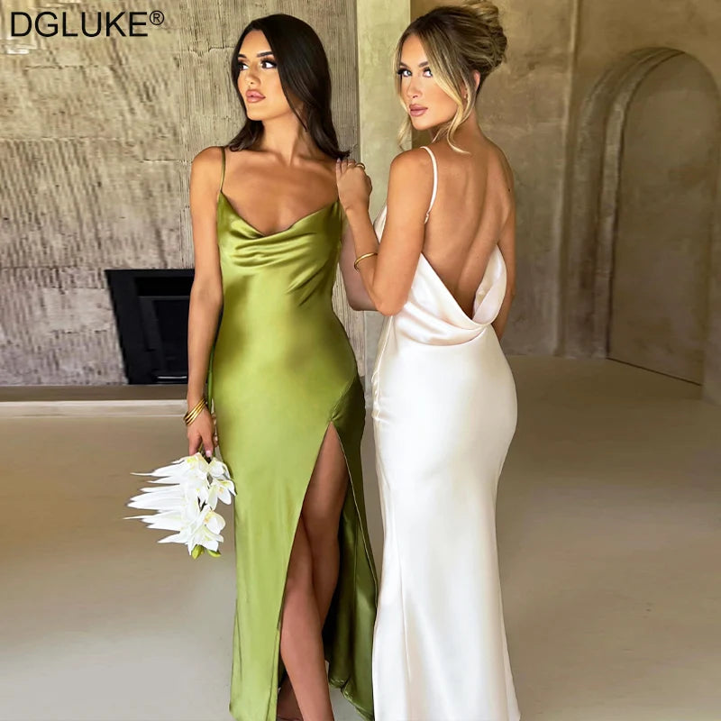 Evening wear Dresses: Elegant Party Dress For Women Maxi Dresses