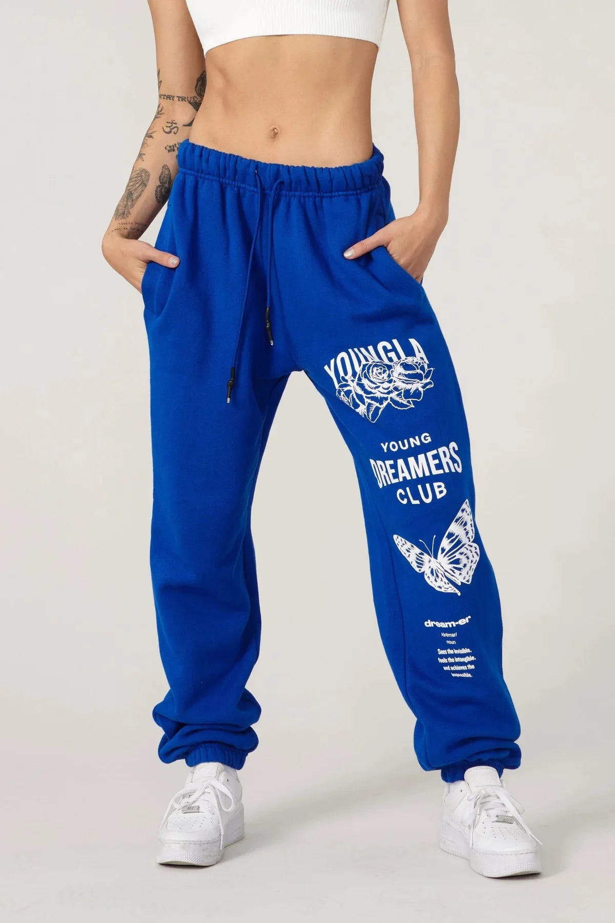 sweatpants gym bodybuilding running training pants cotton terry printed
